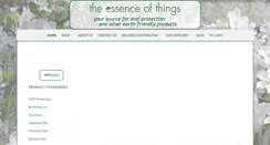 Desktop Screenshot of essenceofthings.com