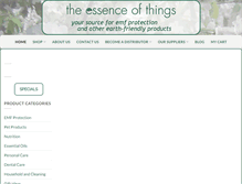 Tablet Screenshot of essenceofthings.com